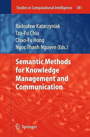 Seller image for Semantic Methods for Knowledge Management and Communication for sale by moluna
