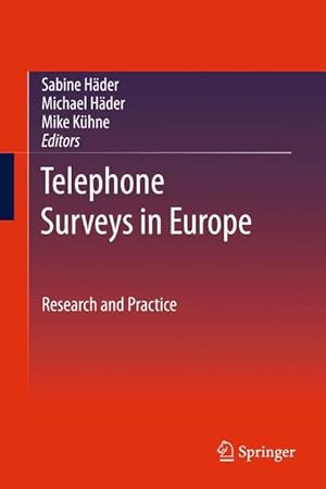 Bild des Verkufers fr Telephone Surveys in Europe zum Verkauf von moluna