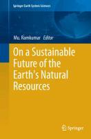 Seller image for On a Sustainable Future of the Earth s Natural Resources for sale by moluna