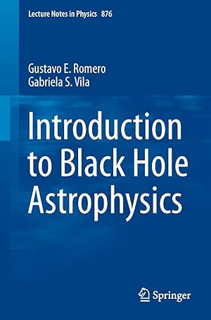 Imagen del vendedor de Introduction to Black Hole Astrophysics a la venta por moluna