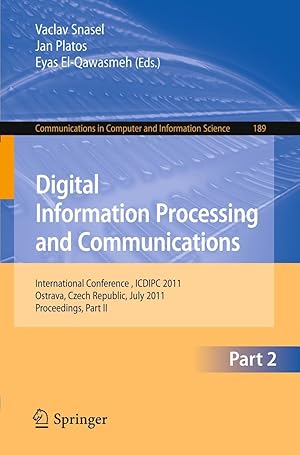 Bild des Verkufers fr Digital Information Processing and Communications, Part II zum Verkauf von moluna