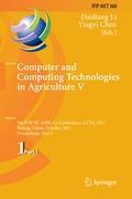 Immagine del venditore per Computer and Computing Technologies in Agriculture venduto da moluna