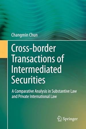 Seller image for Cross-border Transactions of Intermediated Securities for sale by moluna