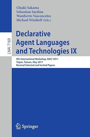 Seller image for Declarative Agent Languages and Technologies IX for sale by moluna
