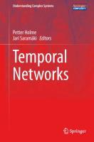 Image du vendeur pour Temporal Networks mis en vente par moluna