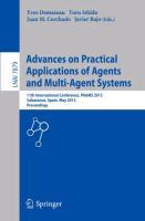 Immagine del venditore per Advances on Practical Applications of Agents and Multi-Agent Systems venduto da moluna