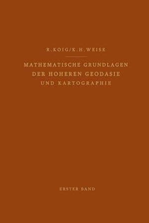 Bild des Verkufers fr Mathematische Grundlagen der Hoeheren Geodaesie und Kartographie zum Verkauf von moluna