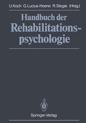 Bild des Verkufers fr Handbuch der Rehabilitationspsychologie zum Verkauf von moluna