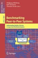 Imagen del vendedor de Benchmarking Peer-to-Peer Systems a la venta por moluna