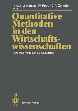 Seller image for Quantitative Methoden in den Wirtschaftswissenschaften for sale by moluna