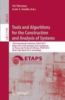Image du vendeur pour Tools and Algorithms for the Construction and Analysis of Systems mis en vente par moluna