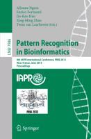 Seller image for Pattern Recognition in Bioinformatics for sale by moluna