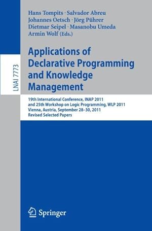 Imagen del vendedor de Applications of Declarative Programming and Knowledge Management a la venta por moluna