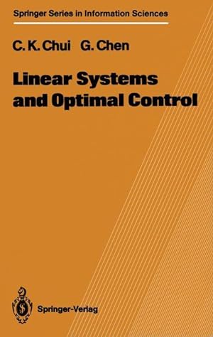 Immagine del venditore per Linear Systems and Optimal Control venduto da moluna