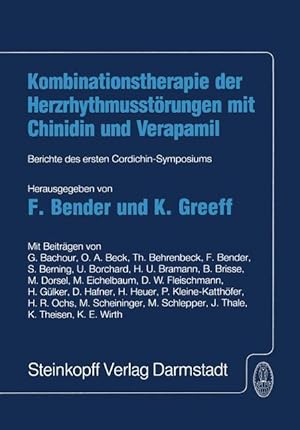 Imagen del vendedor de Kombinationstherapie der Herzrhytmusstoerungen mit Chinidin und Verapamil a la venta por moluna