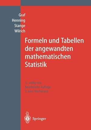 Bild des Verkufers fr Formeln und Tabellen der angewandten mathematischen Statistik zum Verkauf von moluna
