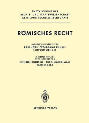 Bild des Verkufers fr Roemisches Recht zum Verkauf von moluna
