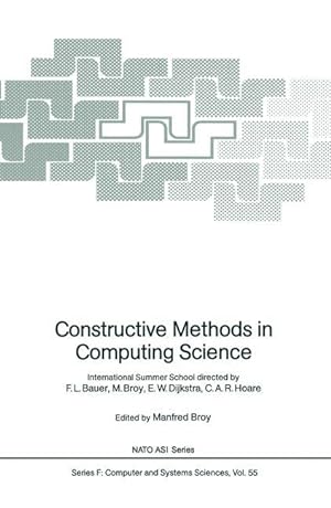 Bild des Verkufers fr Constructive Methods in Computing Science zum Verkauf von moluna