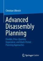Seller image for Advanced Disassembly Planning for sale by moluna