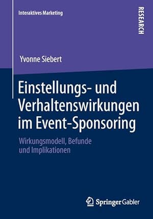 Seller image for Einstellungs- und Verhaltenswirkungen im Event-Sponsoring for sale by moluna