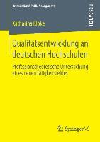 Immagine del venditore per Qualitaetsentwicklung an deutschen Hochschulen venduto da moluna