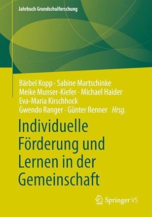 Seller image for Individuelle Foerderung und Lernen in der Gemeinschaft for sale by moluna