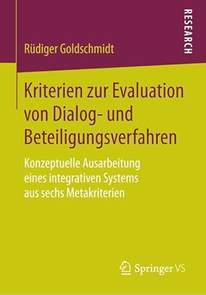 Seller image for Kriterien zur Evaluation von Dialog- und Beteiligungsverfahren for sale by moluna