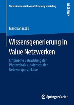 Image du vendeur pour Wissensgenerierung in Value Netzwerken mis en vente par moluna