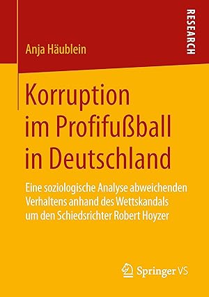 Seller image for Korruption im Profifussball in Deutschland for sale by moluna