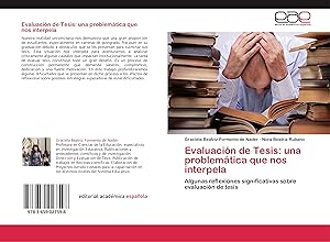 Seller image for Evaluacin de Tesis: una problemtica que nos interpela for sale by moluna