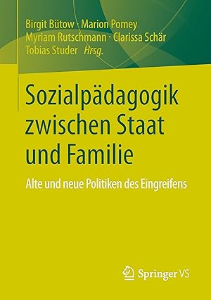 Seller image for Sozialpaedagogik zwischen Staat und Familie for sale by moluna