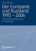Bild des Verkufers fr Der Europarat und Russland 1992 - 2006 zum Verkauf von moluna