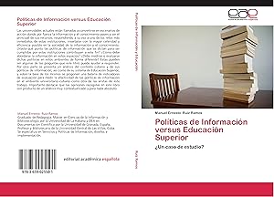 Imagen del vendedor de Polticas de Informacin versus Educacin Superior a la venta por moluna