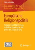 Bild des Verkufers fr Europaeische Religionspolitik zum Verkauf von moluna