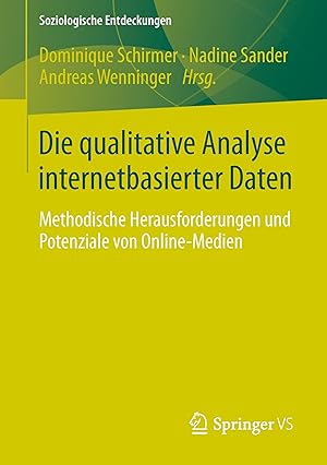 Imagen del vendedor de Die qualitative Analyse internetbasierter Daten a la venta por moluna