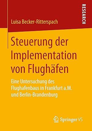 Seller image for Steuerung der Implementation von Flughaefen for sale by moluna