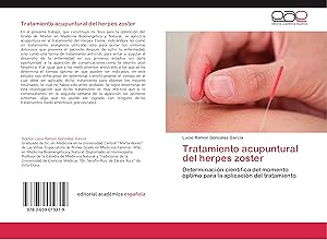 Bild des Verkufers fr Tratamiento acupuntural del herpes zoster zum Verkauf von moluna