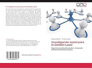 Imagen del vendedor de Investigacin social para la Gestin Local a la venta por moluna