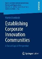 Imagen del vendedor de Establishing Corporate Innovation Communities a la venta por moluna