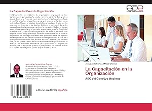 Seller image for La Capacitacin en la Organizacin for sale by moluna