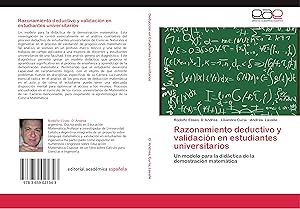 Seller image for Razonamiento deductivo y validacin en estudiantes universitarios for sale by moluna