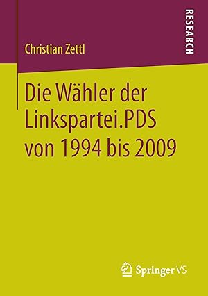 Immagine del venditore per Die Waehler der Linkspartei.PDS von 1994 bis 2009 venduto da moluna