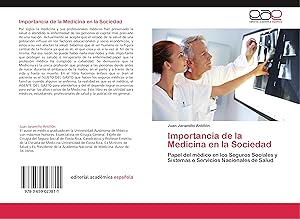 Imagen del vendedor de Importancia de la Medicina en la Sociedad a la venta por moluna