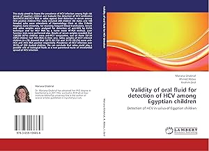 Image du vendeur pour Validity of oral fluid for detection of HCV among Egyptian children mis en vente par moluna