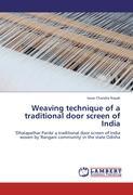 Seller image for Weaving technique of a traditional door screen of India for sale by moluna