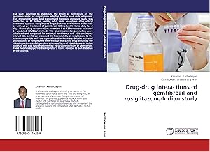 Seller image for Drug-drug interactions of gemfibrozil and rosiglitazone-Indian study for sale by moluna