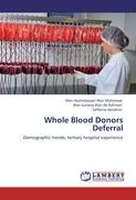 Imagen del vendedor de Whole Blood Donors Deferral a la venta por moluna