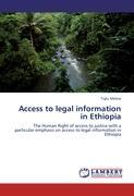 Immagine del venditore per Access to legal information in Ethiopia venduto da moluna