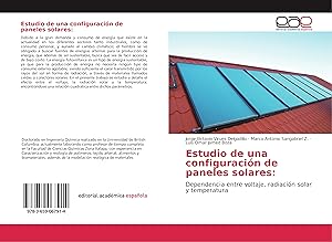 Bild des Verkufers fr Estudio de una configuracin de paneles solares: zum Verkauf von moluna