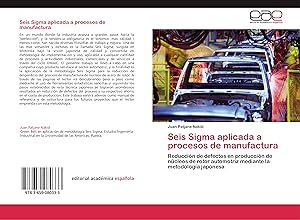 Bild des Verkufers fr Seis Sigma aplicada a procesos de manufactura zum Verkauf von moluna